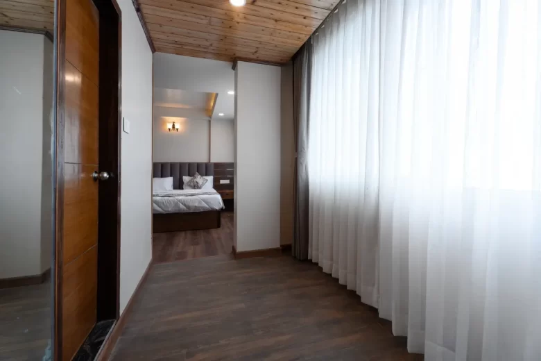 family view room in Darjeeling with two king beds and kanchenjunga view